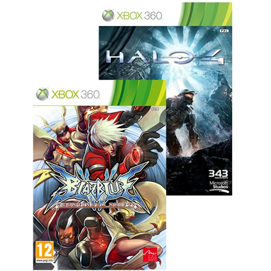 Xbox 360 Slim (4 GB) + Halo 4 + Blazblue Continuum Shift