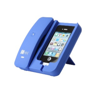 Durable Phone Stand for iPhone4/4S (Blue)