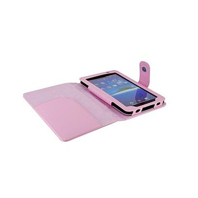 Funda de couro para Samsung Galaxy Tab P1000 Rosa