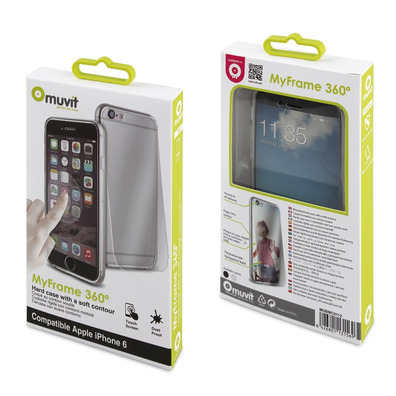 Funda Transparente Muvit MyFrame 360º para iPhone 6