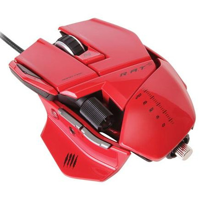 Ratón Saitek Cyborg Rat 5 Vermelho