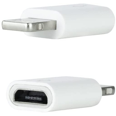 Raio Relâmpago a Micro USB Nanocable Blanco