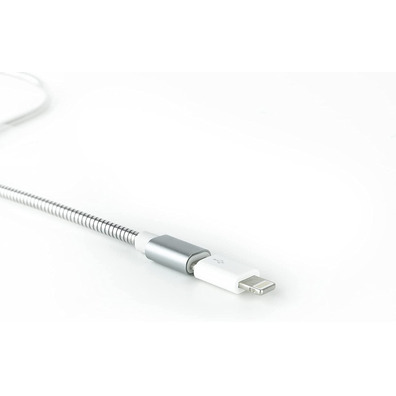 Raio Relâmpago a Micro USB Nanocable Blanco