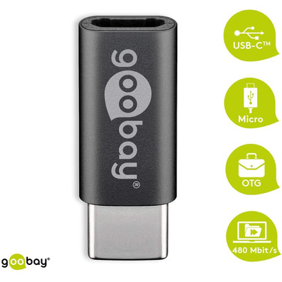 Bloco USB (C) 3,0 a Micro USB (B) 2,0 Goodbay