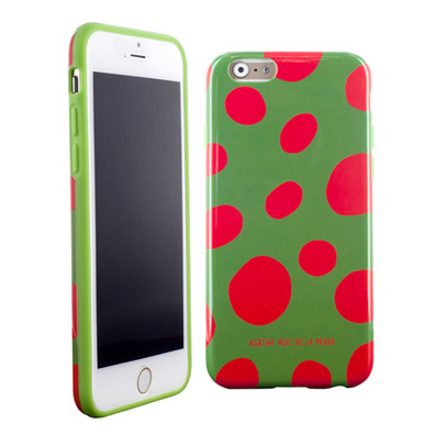 Funda Funda TPU Verde com pontos Vermelhos Agatha Ruiz de la Prada para iPhone 6