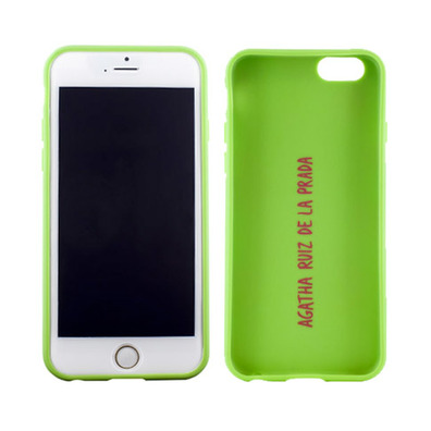 Funda Funda TPU Verde com pontos Vermelhos Agatha Ruiz de la Prada para iPhone 6