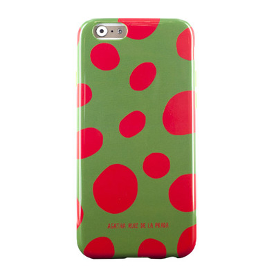 Funda Funda TPU Verde com pontos Vermelhos Agatha Ruiz de la Prada para iPhone 6