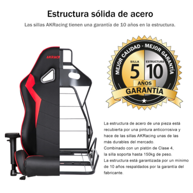 Akracing cadeira gaming core séries sx vermelho