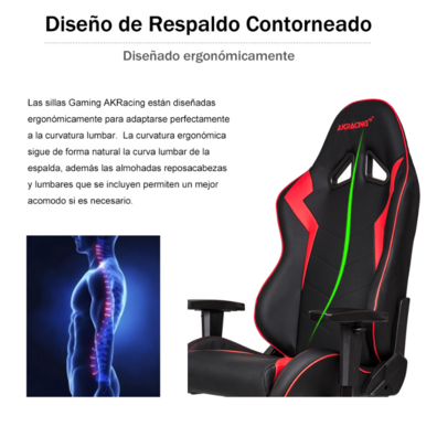 Akracing cadeira gaming core séries sx vermelho