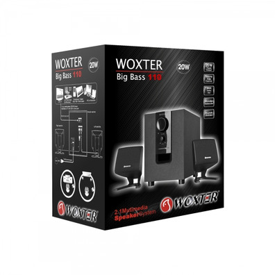 Altofalantes 2.1 Woxter Big Bass 110