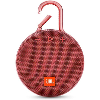 Altavoz Bluetooth JBL Clip 3 3,3W Rojo