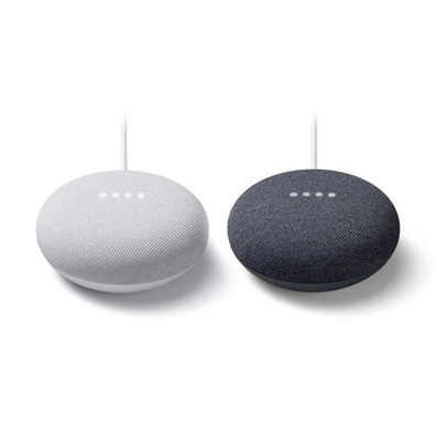 Altavoz Google NEST Mini Carbón / Tiza Pack 2 min (independientes)