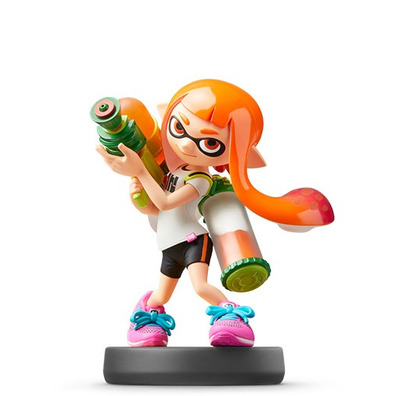 Amiibo Inkling Menina (colecao Super Smash Bros.)