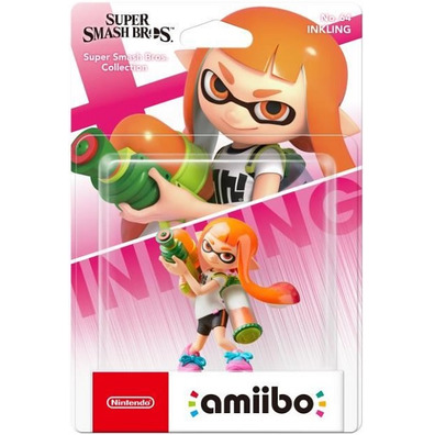 Amiibo Inkling Menina (colecao Super Smash Bros.)