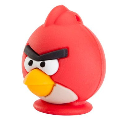 Memória USB Angry Birds Vermelha 4 Gb