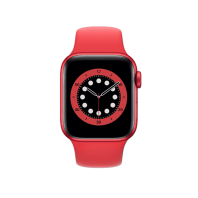 Apple Watch S6 44MM Rojo con correa roja Sport Band M09C3TY/A