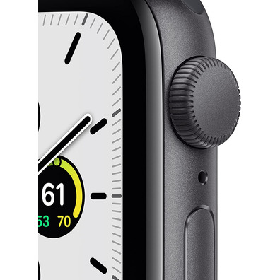 Apple Watch SE 2021 GPS 40 mm Caja de Aluminio Gris despor/ Correa Deportiva Negro Medianoche