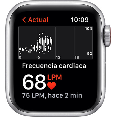 Apple Watch SE 2021 GPS/Cellular 40 mm Aluminio Plata / Correa Deportiva Azul Abismo