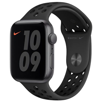 Apple Watch SE 44mm GPS Gris Meia con correa antracita y negro MYYK2TY/A