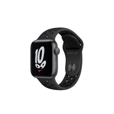 Apple Watch SE Nike GPS 40 mm Gris Correio Correa Deportiva Nike Antracita Negro