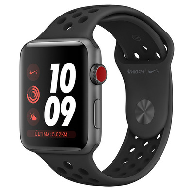 Apple Watch Série 3 Nike GPS Cell 38mm Cinza Espacial