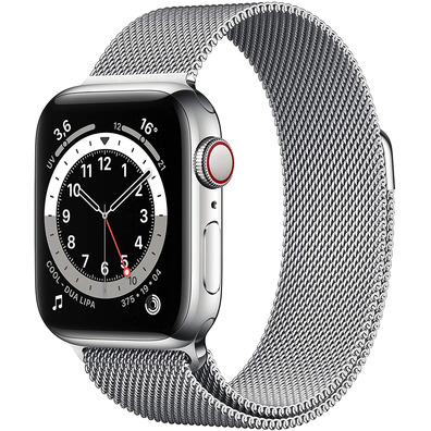 Apple Watch Series 6 GPS + Cela 40mm Acero Inoxidável