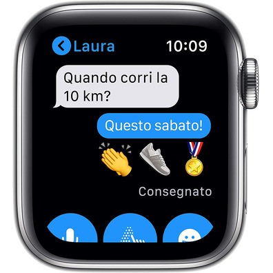 Apple Watch Series 6 GPS + Cela 40mm Acero Inoxidável