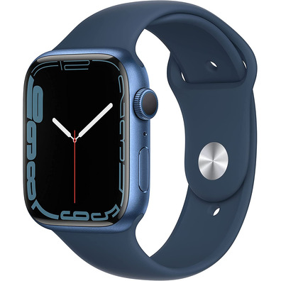 Apple Watch Series 7 GPS 45mm Caja Aluminio Azul / Correa Deportiva Azul Abismo