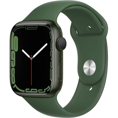 Apple Watch Series 7 GPS 45mm Caja Aluminio Verde / Correa Deportiva Verde Trebol