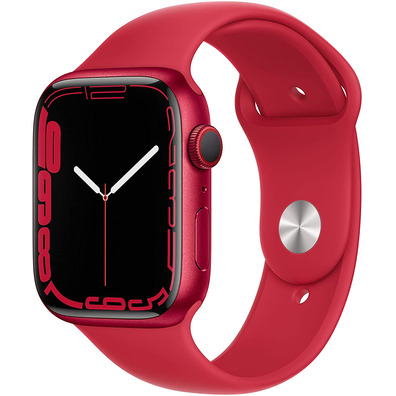 Apple Watch Series 7 GPS/Cellular 45 mm Aluminio Rojo / Correa deportiva Roja