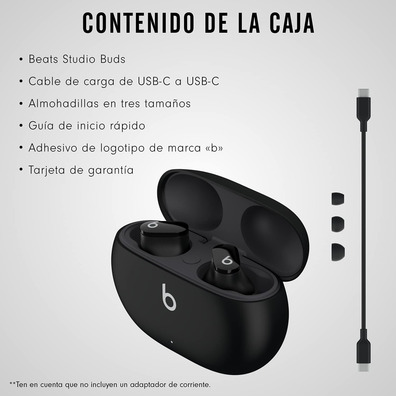 Auriculares Bate Estúdio Buds Negro