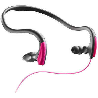 Auriculares Energia Sistem Running Dois Negro / Rosa