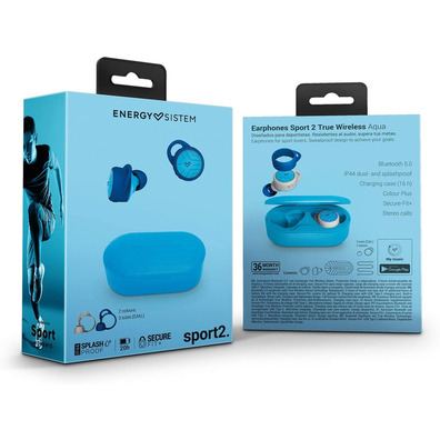 Auriculares Energia Sistem Sport 2 True Azul