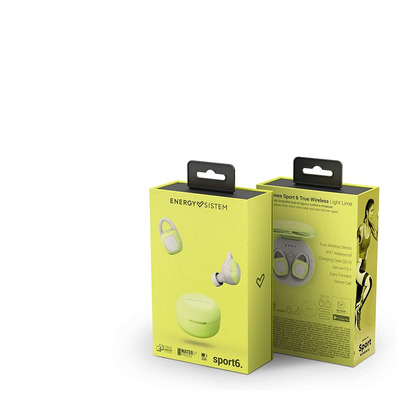 Auriculares Energia Sistem Sport 6 TW Lime True BT