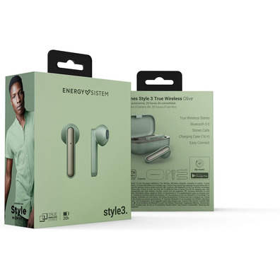 Auriculares In-Ear Energy Sistem Style 3 True Olive