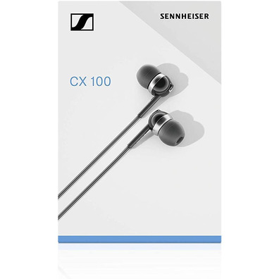 Fones de ouvido in-Ear Sennheiser CX 100 Preto