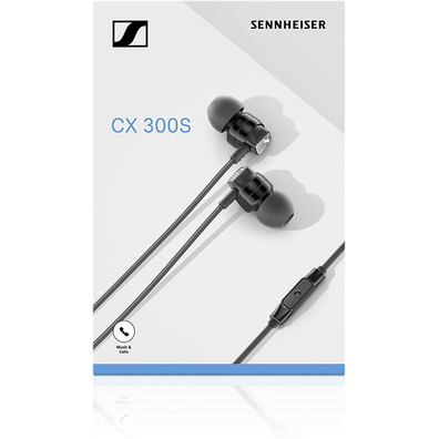 Fones de ouvido in-Ear Sennheiser CX 300s Preto