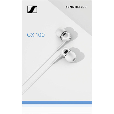 Fones de ouvido in-Ear Sennheiser CX100 Branco