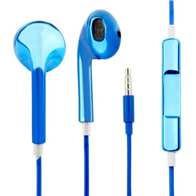 Auriculares Mãos Livres para iPhone Azul