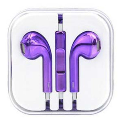 Auriculares Mãos Livres para iPhone Morado