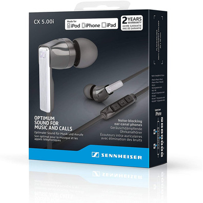 Fone de ouvido Sennheiser CX 5.00 i Preto