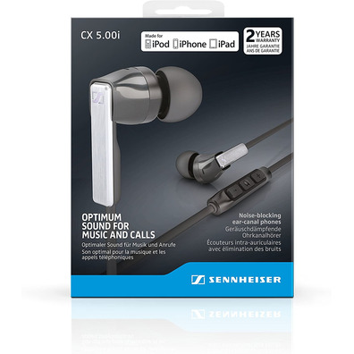 Fone de ouvido Sennheiser CX 5.00 i Preto