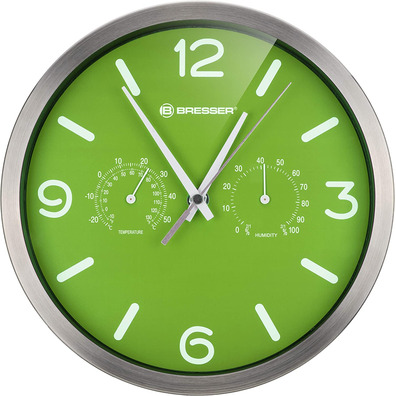 Bresser DFC Reloj Termohigrómetro Mytime Verde