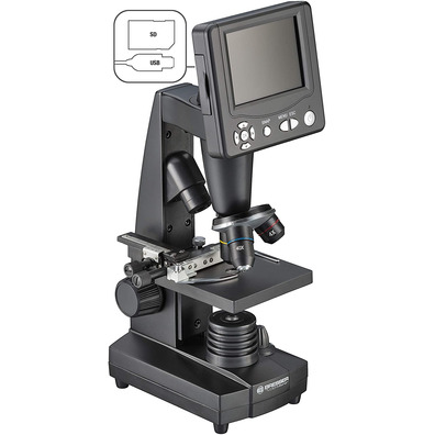 Bresser Microscopio de Enseñanza LCD 8,9cm