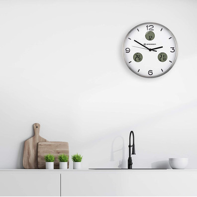 Bresser Reloj Climático Mytime IO NX Blanco