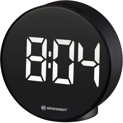 Bresser Reloj Despertador Mytime Eco FXR Negro