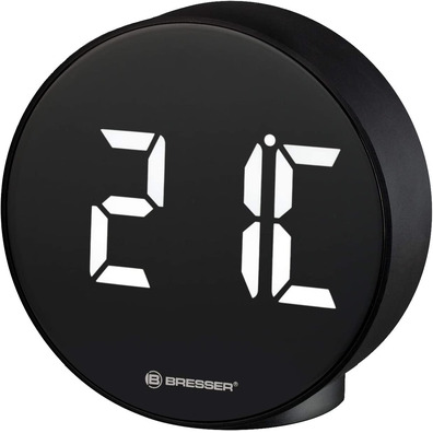 Bresser Reloj Despertador Mytime Eco FXR Negro