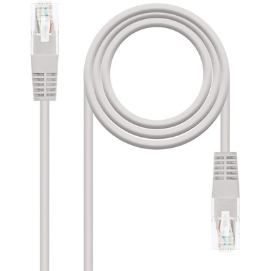 Cabo de Red UTP Cat 5E RJ45 Nanocable 15m Gris