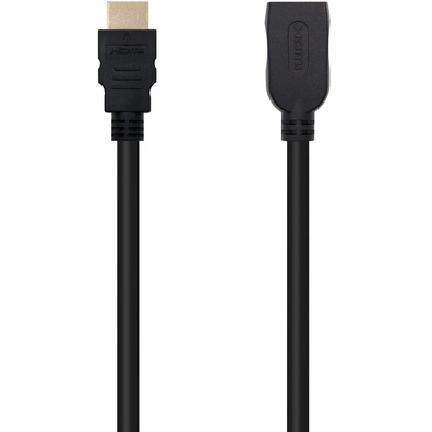 Cabo HDMI 2,0 a HDMI-A Nanocable 1m Negro