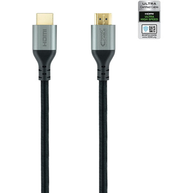 Cabo HDMI 2,1 Nanocável Ultra High Speed 1m Negro